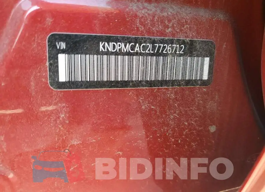 KNDPMCAC2L7726712 Photo# 13