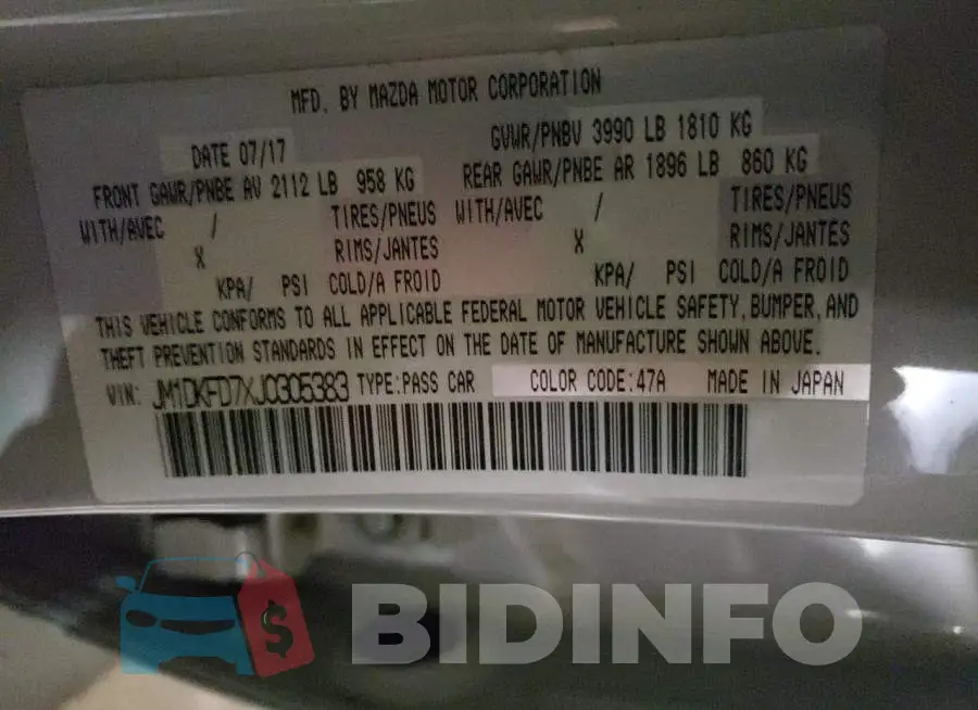 JM1DKFD7XJ0305383 Photo# 12
