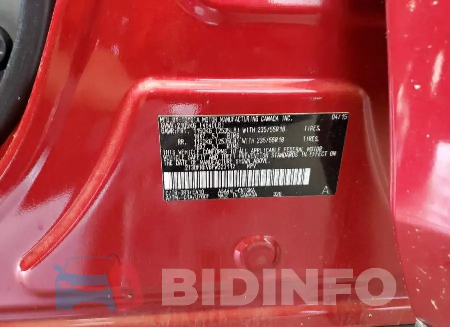 2T3DFREV6FW323112 Photo# 13