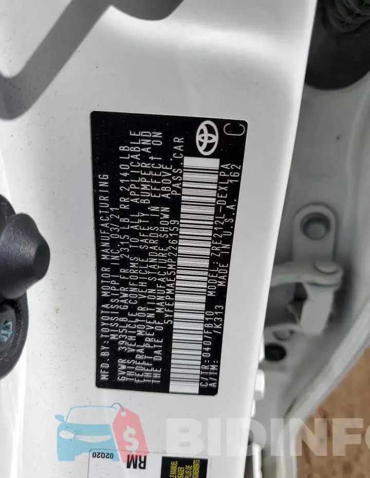 5YFEPMAE5MP226159 Photo# 12
