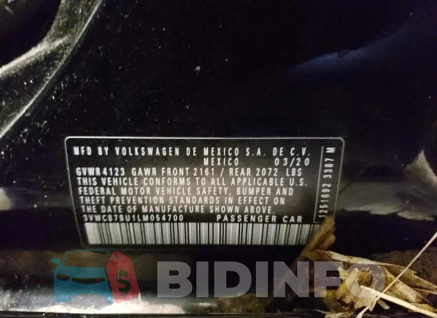 3VWCB7BU1LM054700 Photo# 13