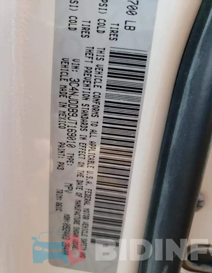 3C4NJDDB9JT169010 Photo# 12