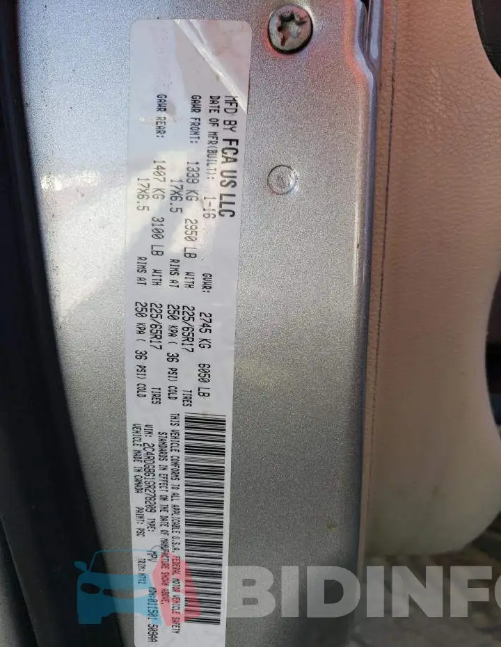 2C4RDGBG1GR278209 Photo# 13