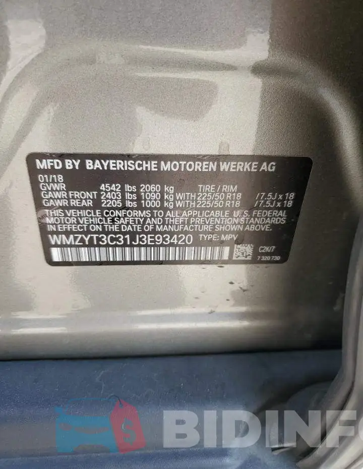 WMZYT3C31J3E93420 Photo# 12