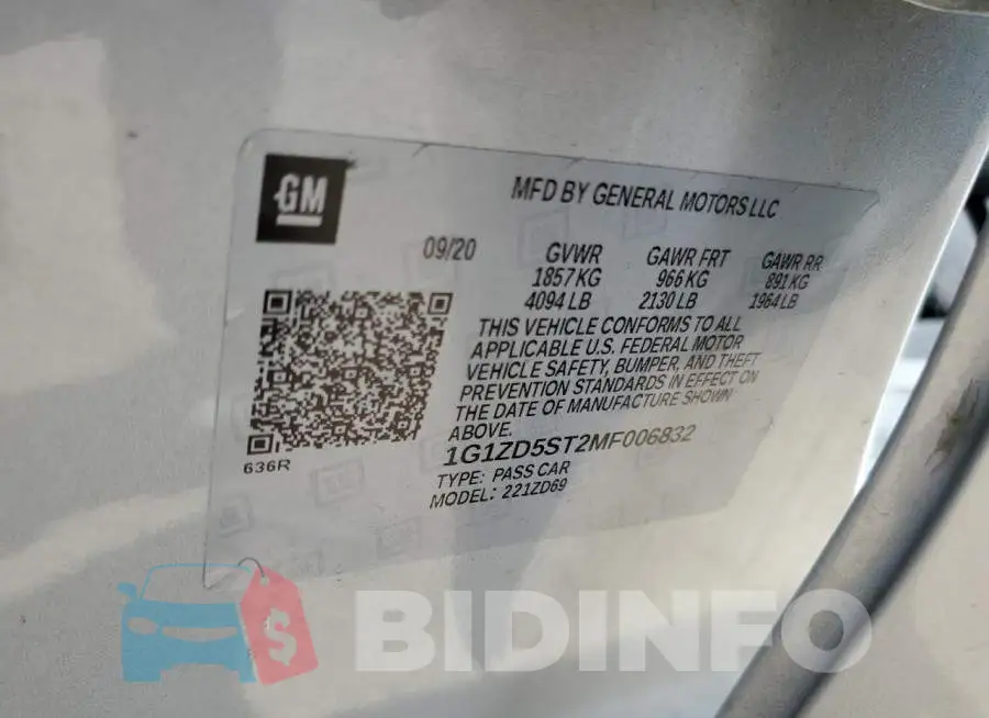 1G1ZD5ST2MF006832 Photo# 12
