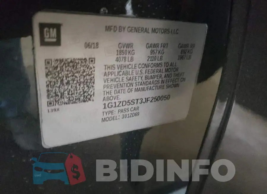 1G1ZD5ST3JF250050 Photo# 13