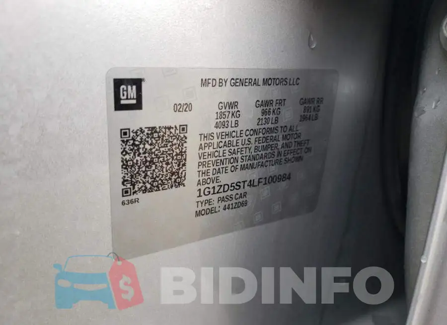 1G1ZD5ST4LF100984 Photo# 12