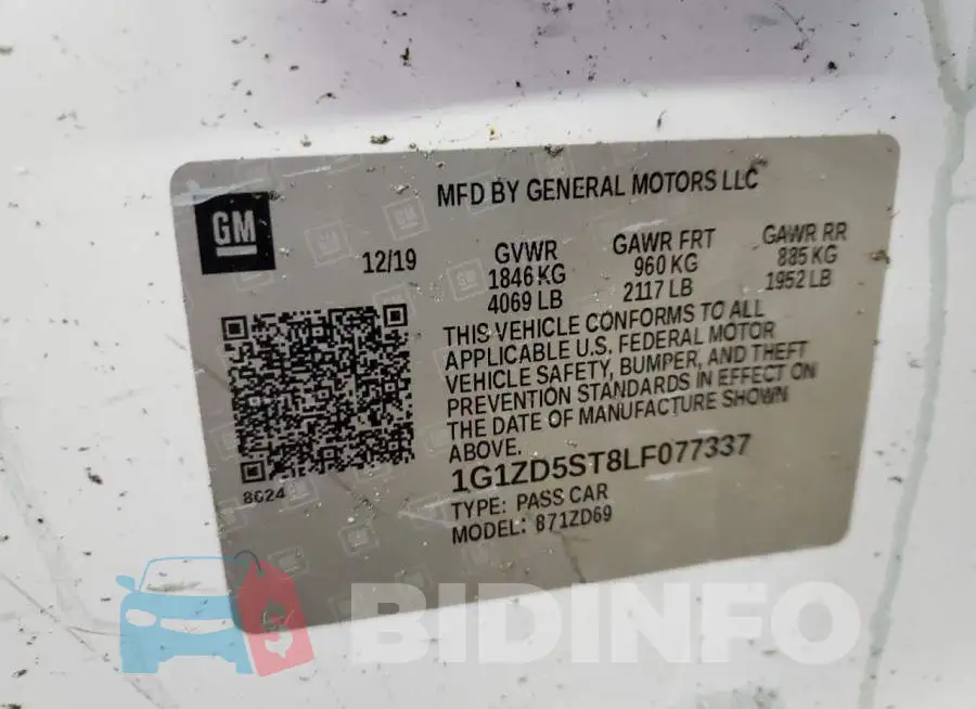 1G1ZD5ST8LF077337 Photo# 12