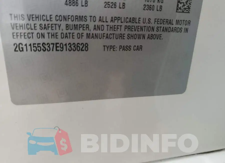 2G1155S37E9133628 Photo# 12