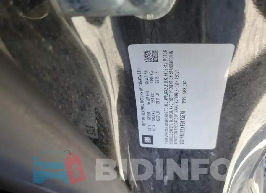 2G1FB1E3XF9172878 Photo# 12