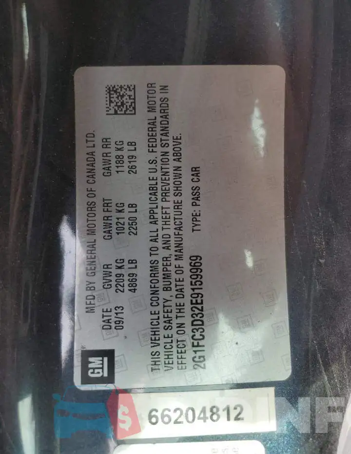 2G1FC3D32E9159969 Photo# 10