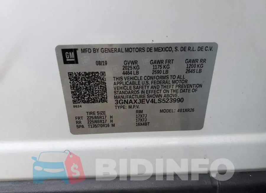 3GNAXJEV4LS523990 Photo# 12