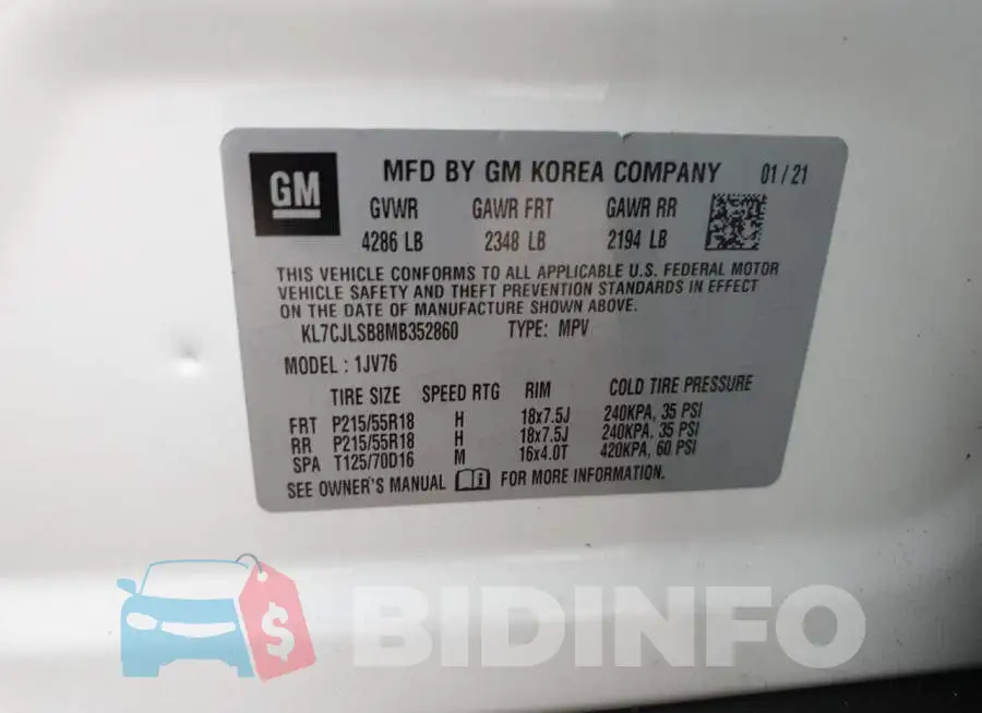 KL7CJLSB8MB352860 Photo# 13