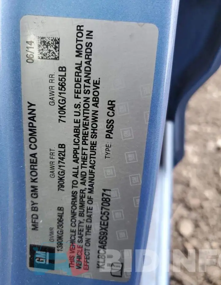 KL8CA6S9XEC570871 Photo# 12