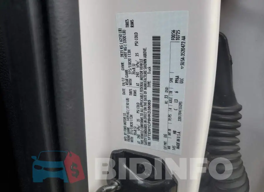 1FTEW1CP8HKD38085 Photo# 12