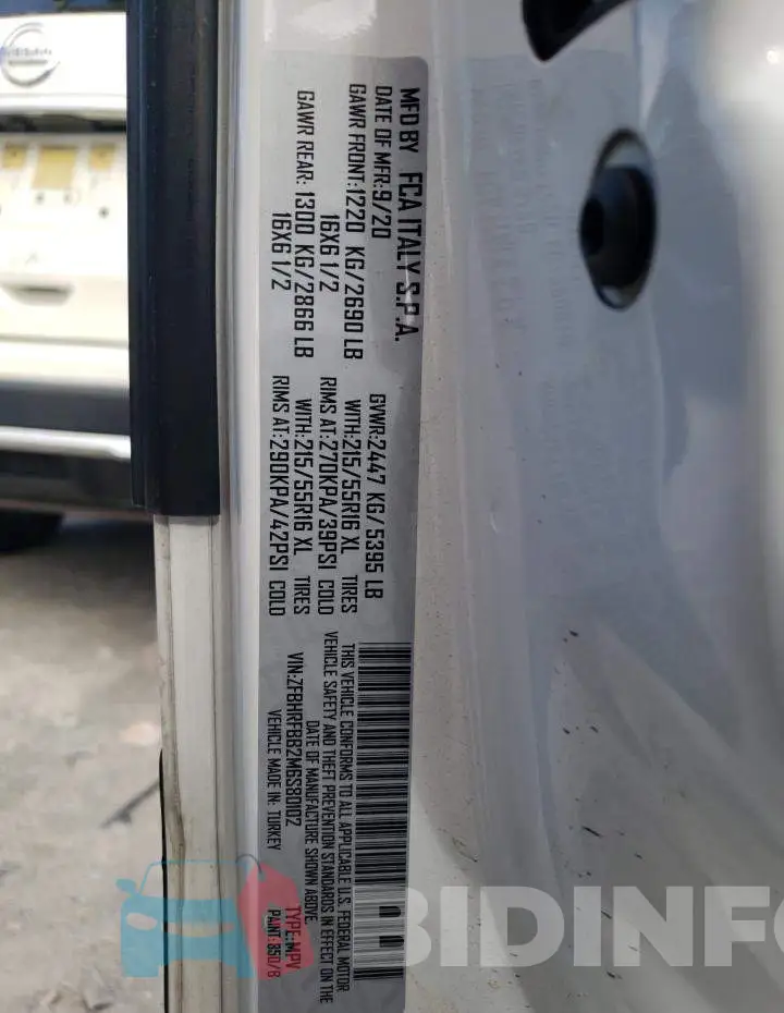 ZFBHRFBB2M6S80102 Photo# 13