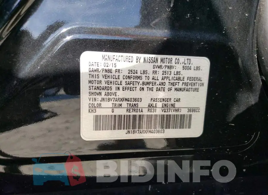 JN1BV7ARXFM403603 Photo# 12