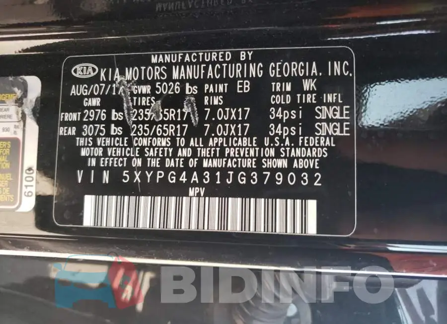 5XYPG4A31JG379032 Photo# 12