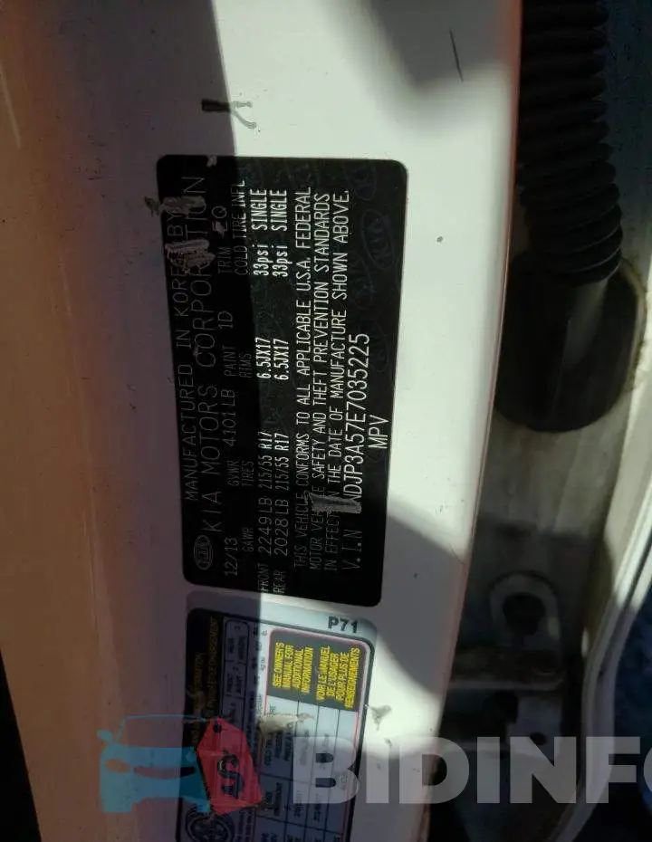 KNDJP3A57E7035225 Photo# 12