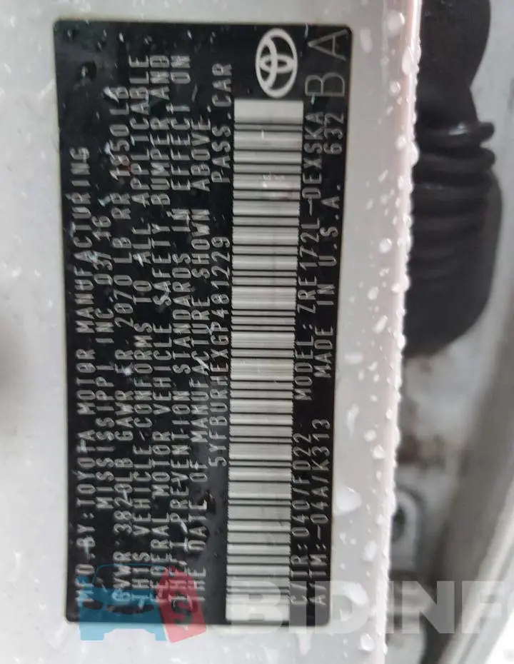 5YFBURHEXGP481229 Photo# 12