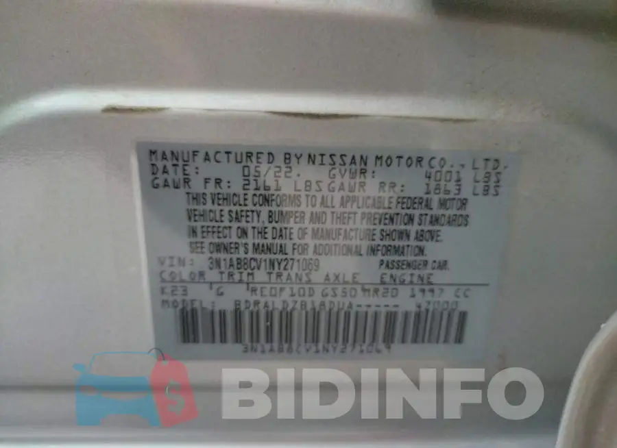 3N1AB8CV1NY271069 Photo# 12
