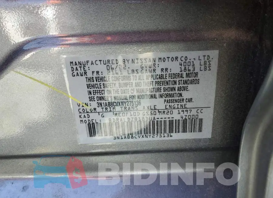 3N1AB8CVXNY275136 Photo# 12