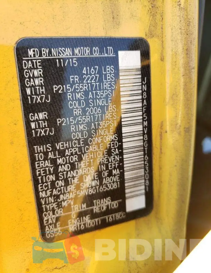 JN8AF5MV8GT653081 Photo# 13