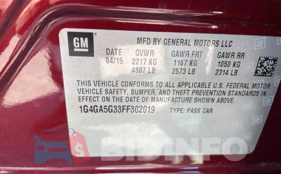 1G4GA5G33FF302019 Photo# 10