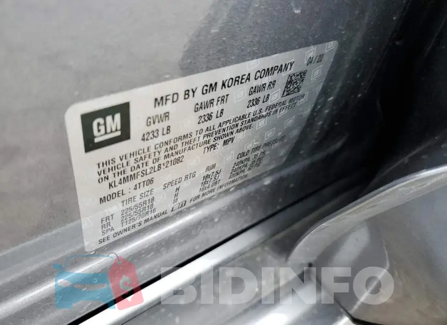 KL4MMFSL2LB121082 Photo# 12