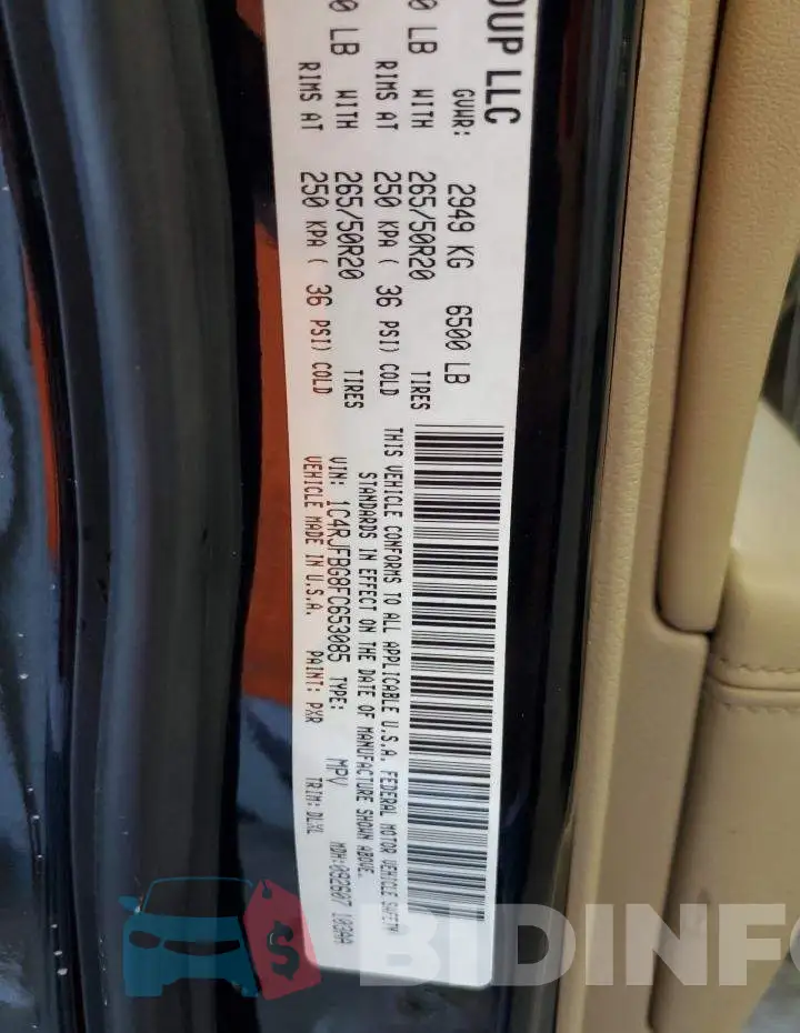 1C4RJFBG8FC653085 Photo# 13
