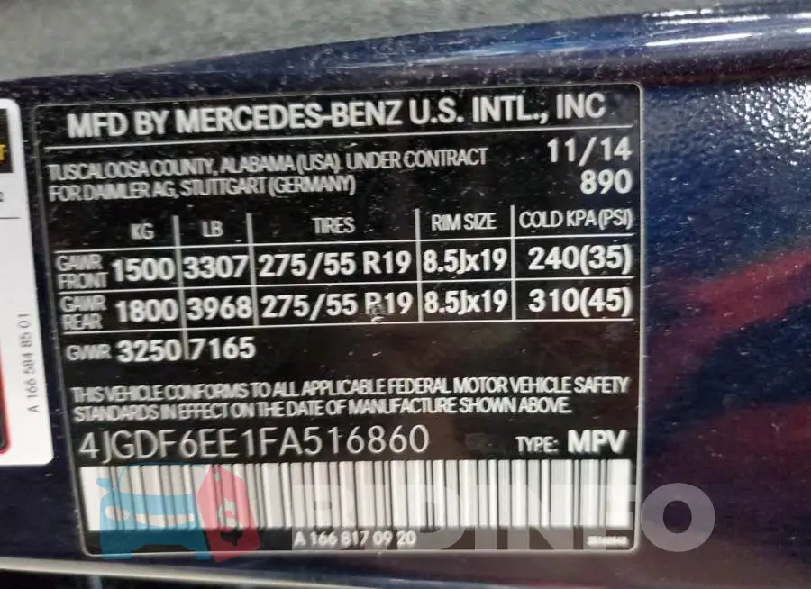 4JGDF6EE1FA516860 Photo# 13