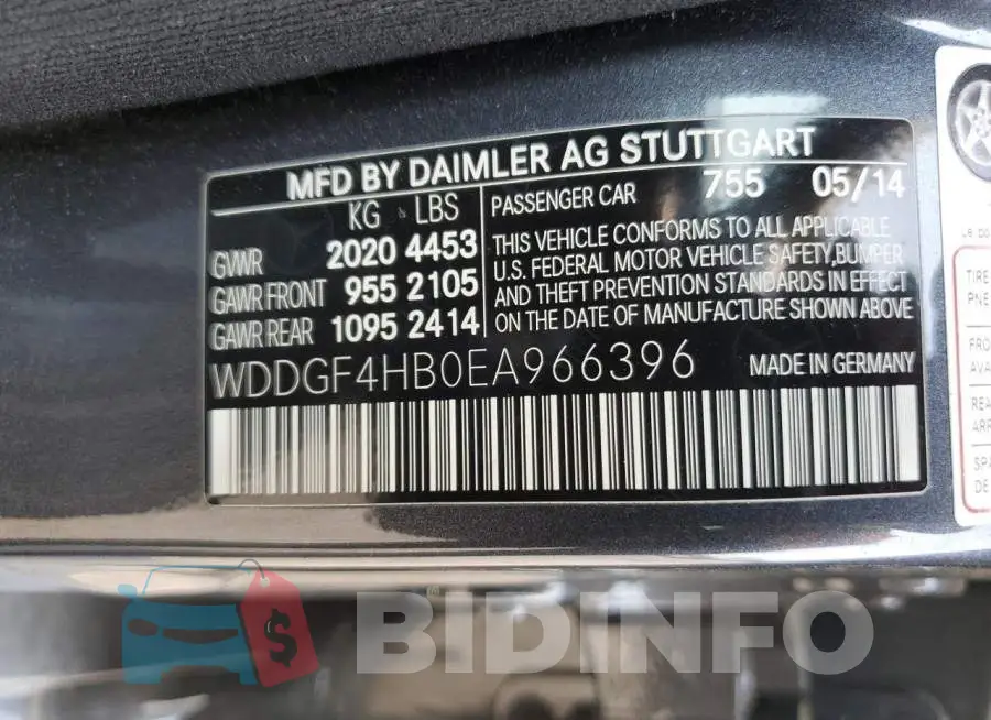 WDDGF4HB0EA966396 Photo# 12