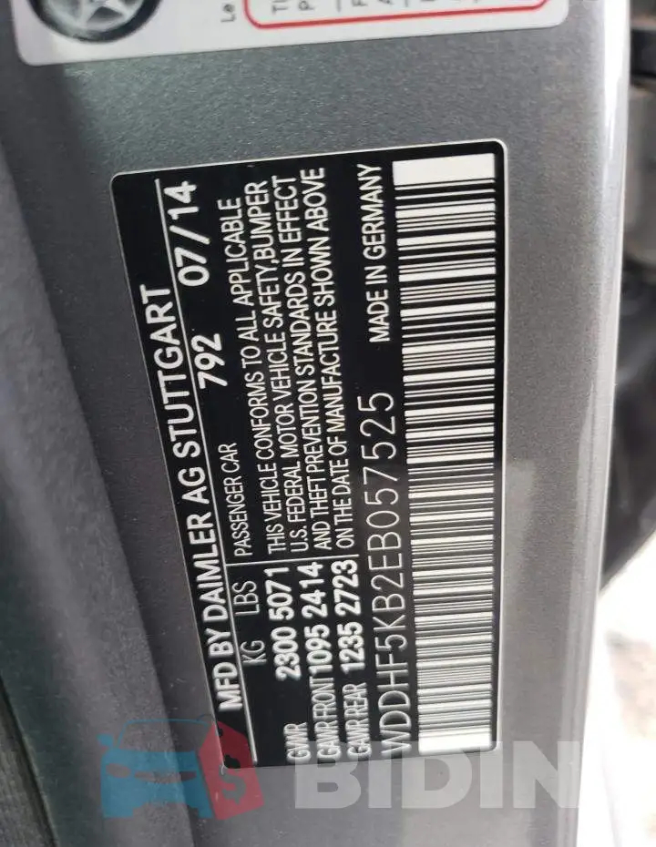 WDDHF5KB2EB057525 Photo# 12