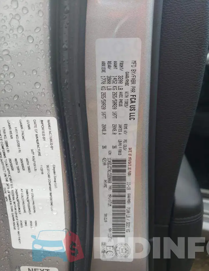 1C4SDJCTXLC229068 Photo# 13
