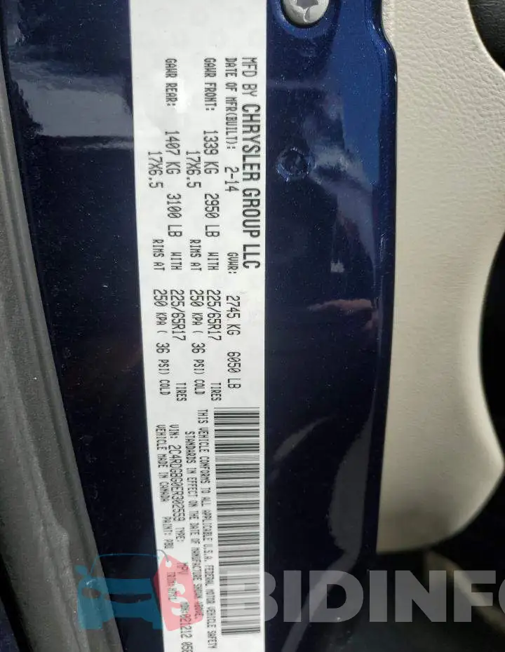 2C4RDGBG0ER302559 Photo# 13
