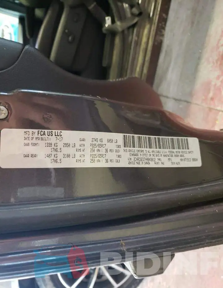 2C4RDGEG7HR843012 Photo# 14