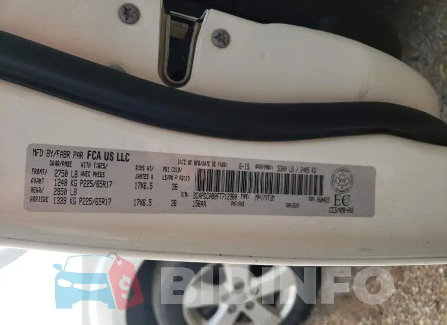 3C4PDCAB0FT712380 Photo# 14