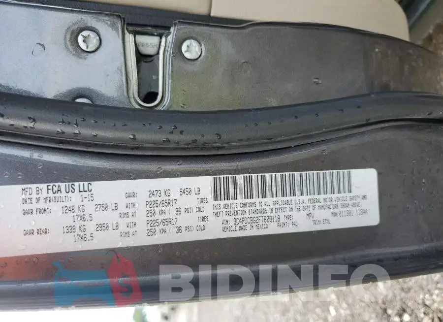 3C4PDCBG2FT628118 Photo# 13