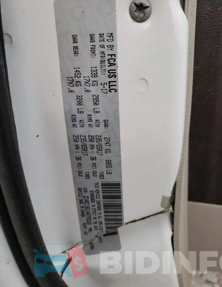 2C4RC1BG1HR795320 Photo# 13