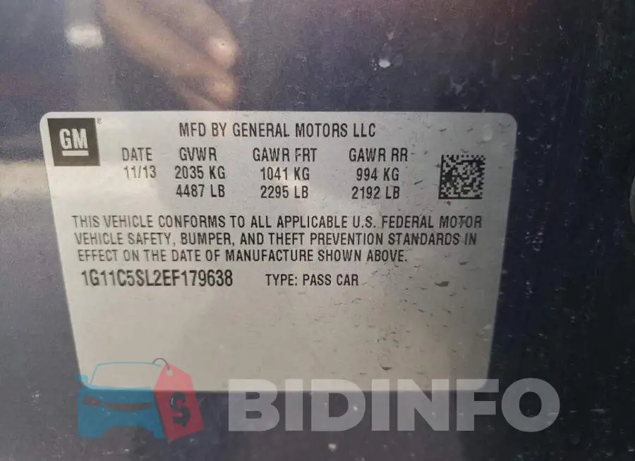 1G11C5SL2EF179638 Photo# 12