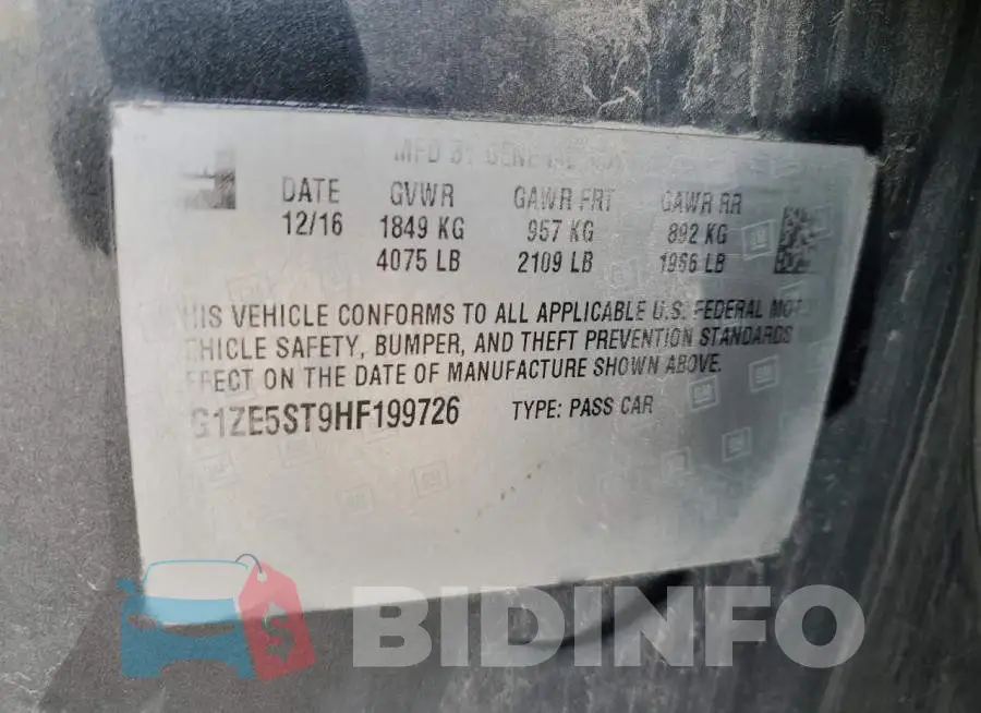1G1ZD5ST5JF132873 Photo# 12