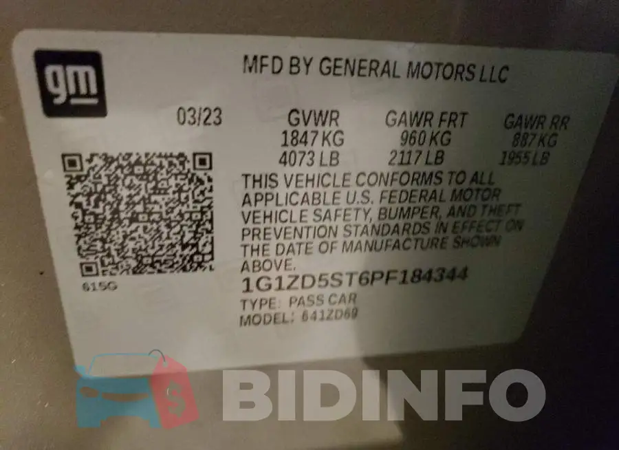 1G1ZD5ST6PF184344 Photo# 12