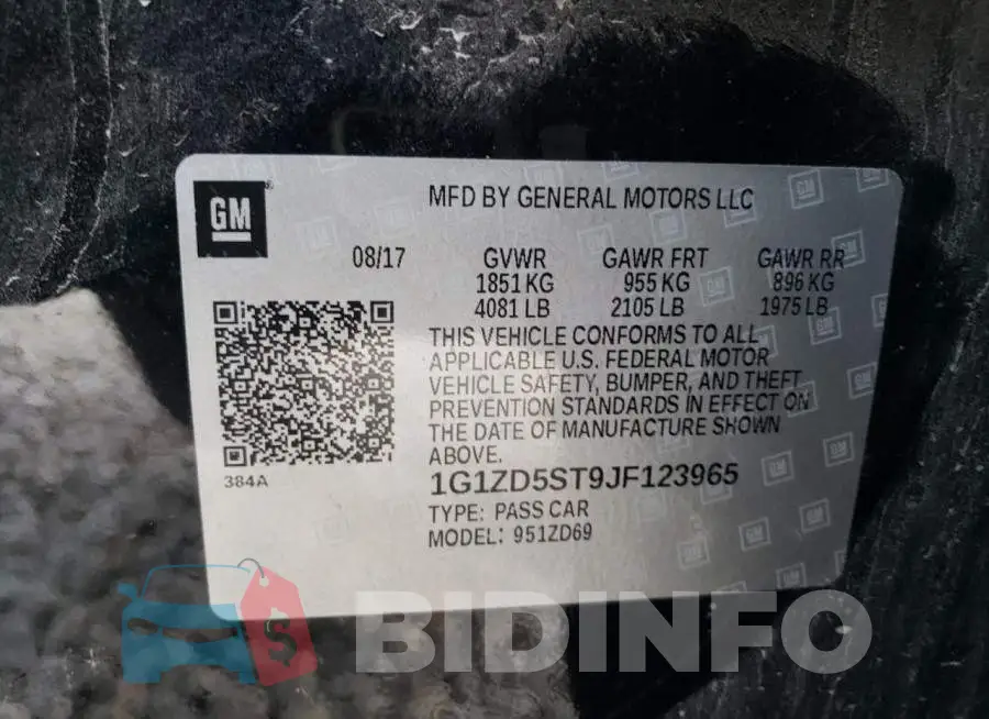 1G1ZD5ST9JF123965 Photo# 12