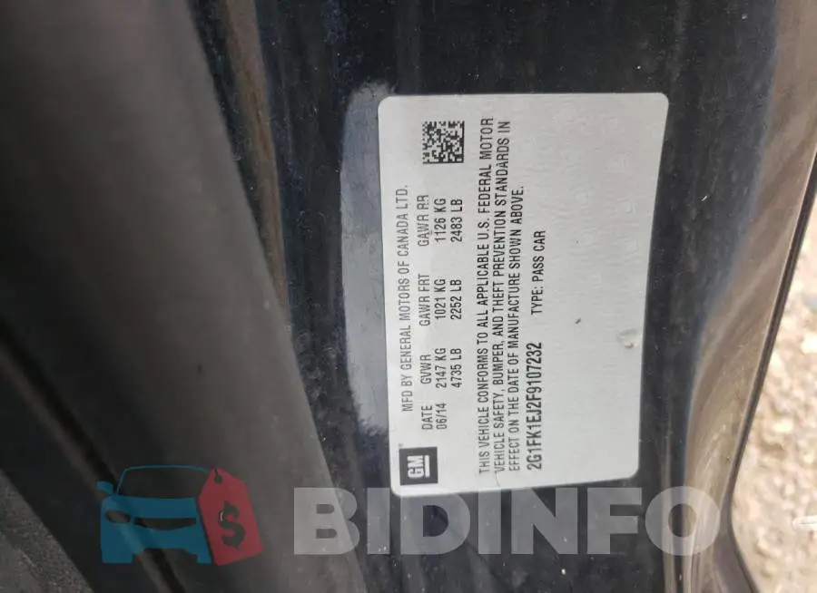 2G1FK1EJ2F9107232 Photo# 13