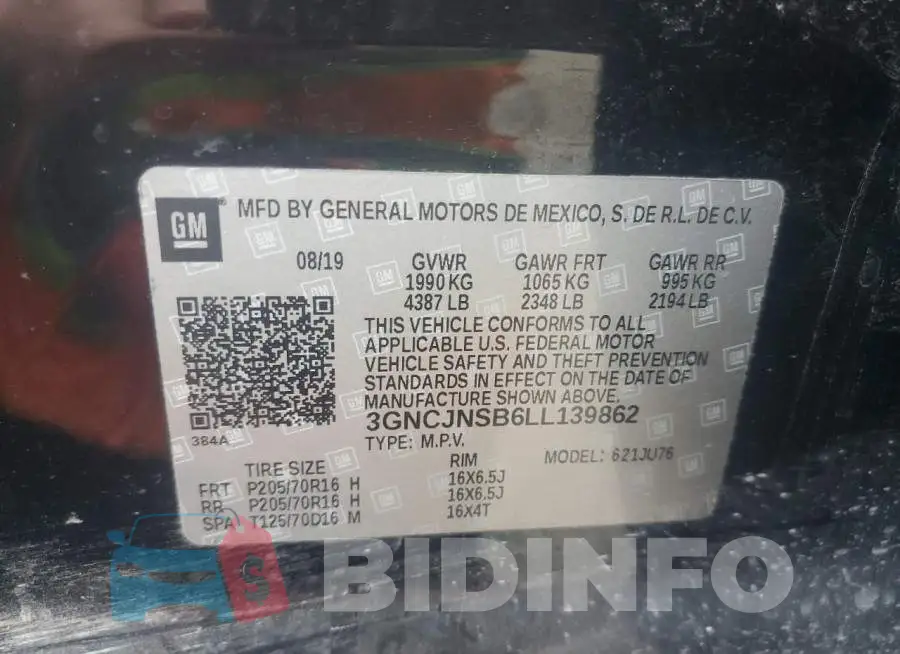 3GNCJNSB6LL139862 Photo# 12