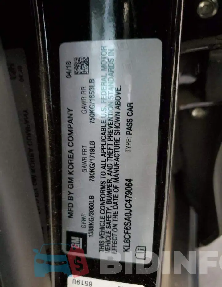 KL8CF6SA0JC479064 Photo# 12