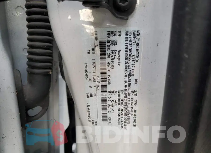 1FADP3E24FL342735 Photo# 12