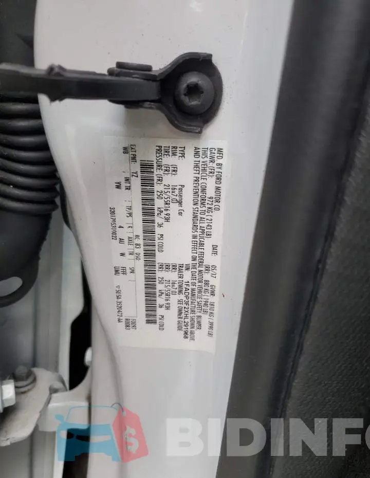 1FADP3F2XHL291968 Photo# 12