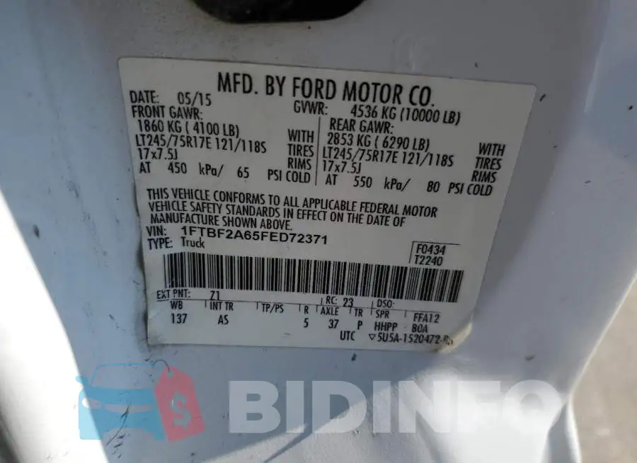 1FTBF2A65FED72371 Photo# 12