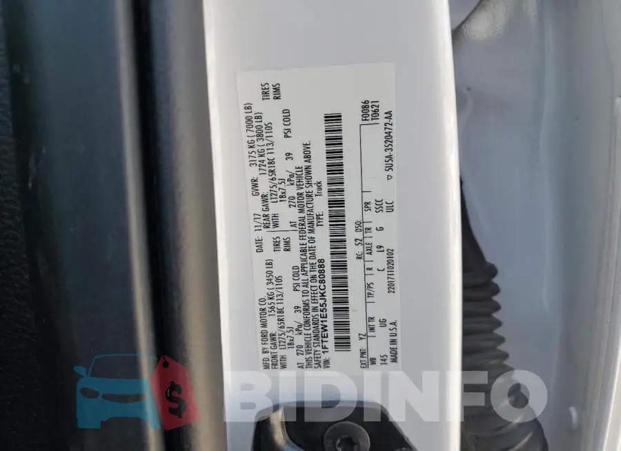1FTEW1E55JKC80888 Photo# 12
